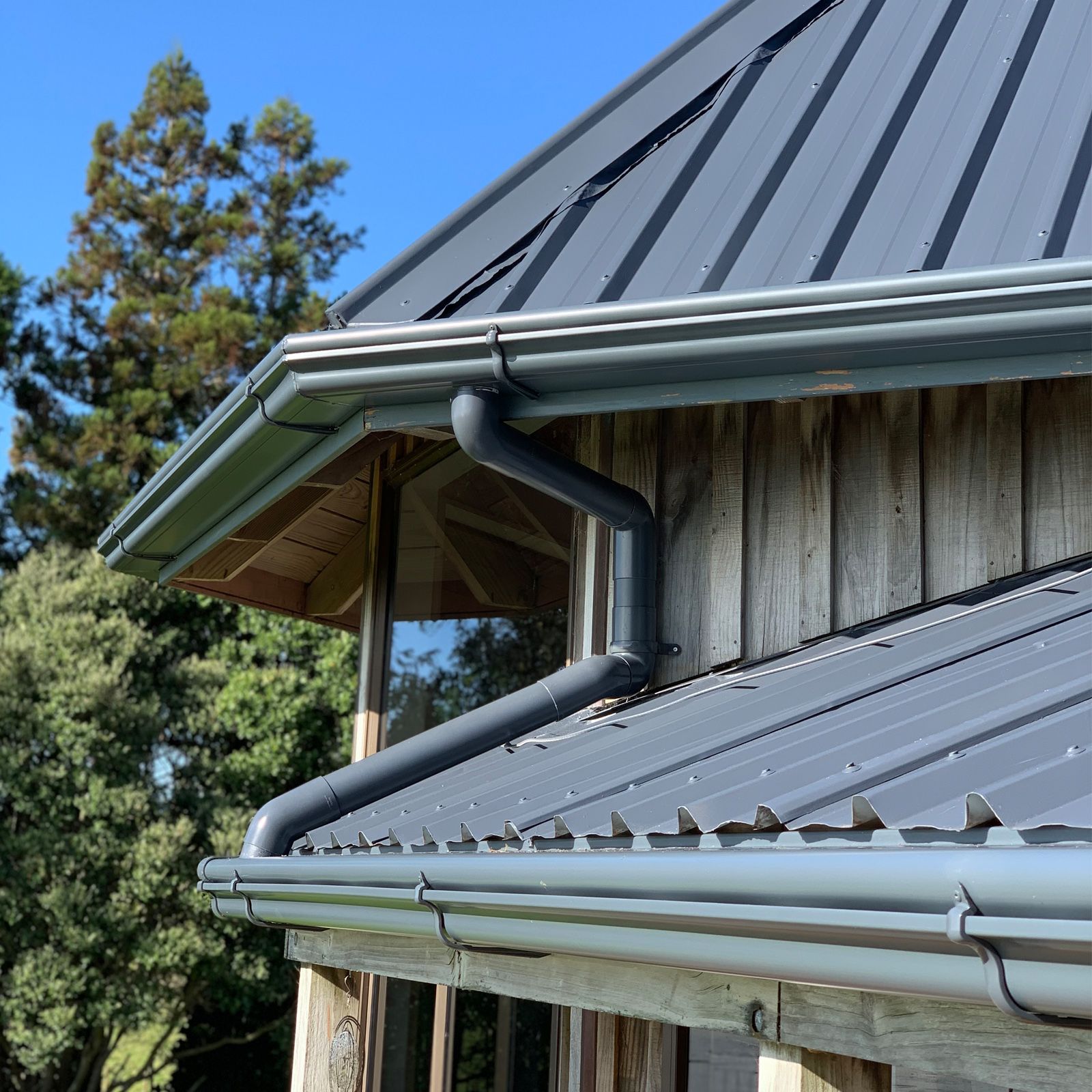 Clarks Beach Property Antileaf gutter system Eaves Water System